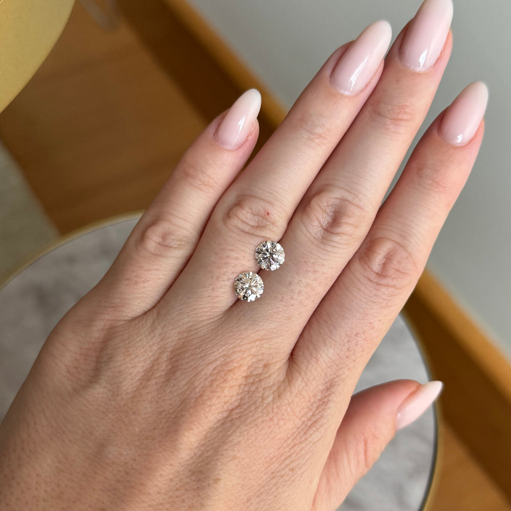 Matched Pair | Round | 2.88ctw D/E VS1 | MPRD288