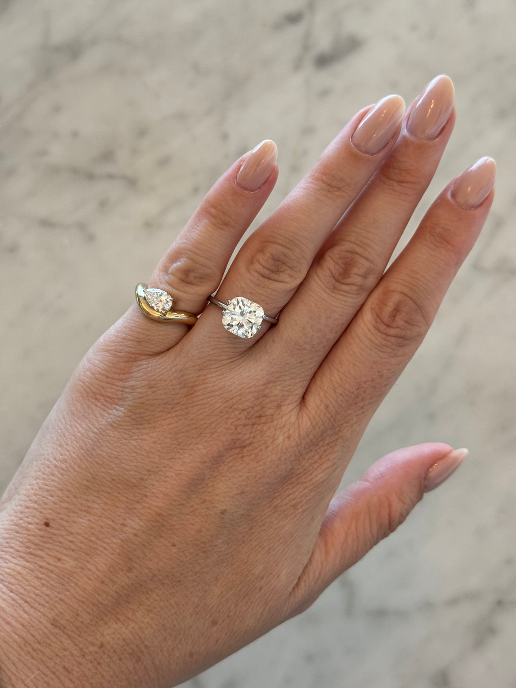 4ct Square Cushion Loose Diamond