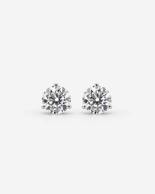10ctw Round Brilliant Martini Studs