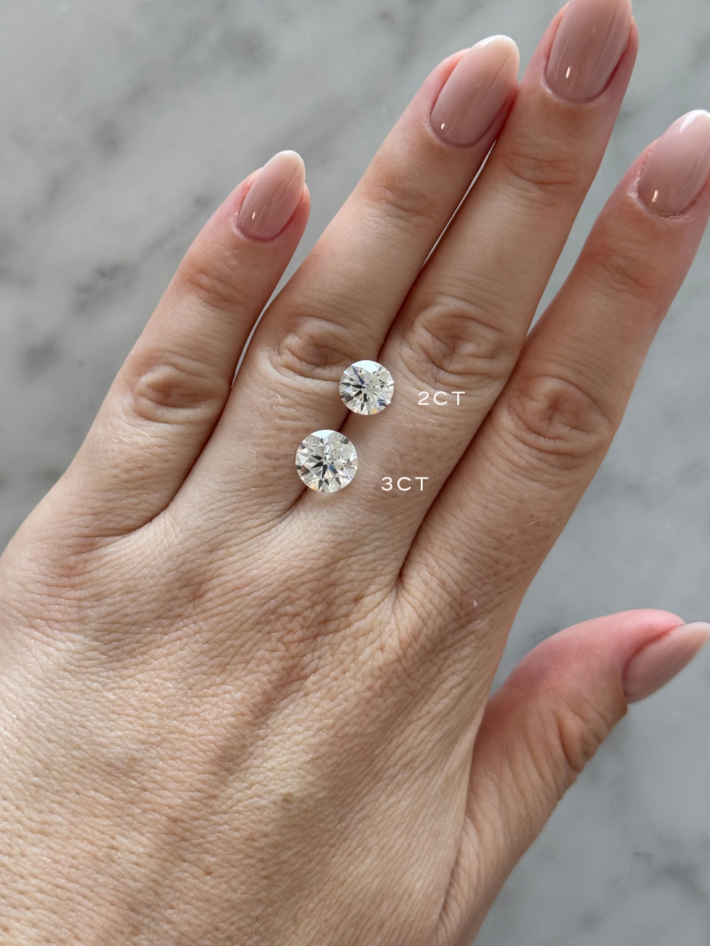 3ct Round Loose Diamond