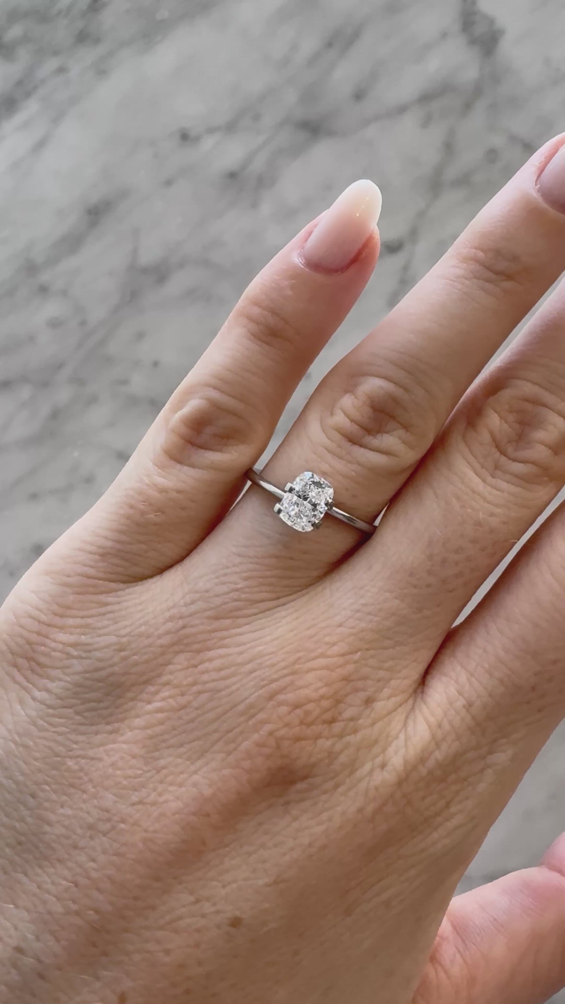 1ct Elongated Cushion | G VS2 | Founder's Pick