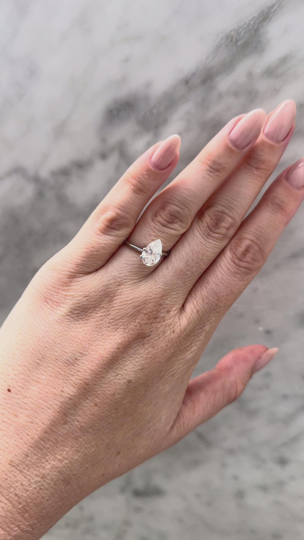 2ct Pear Loose Diamond