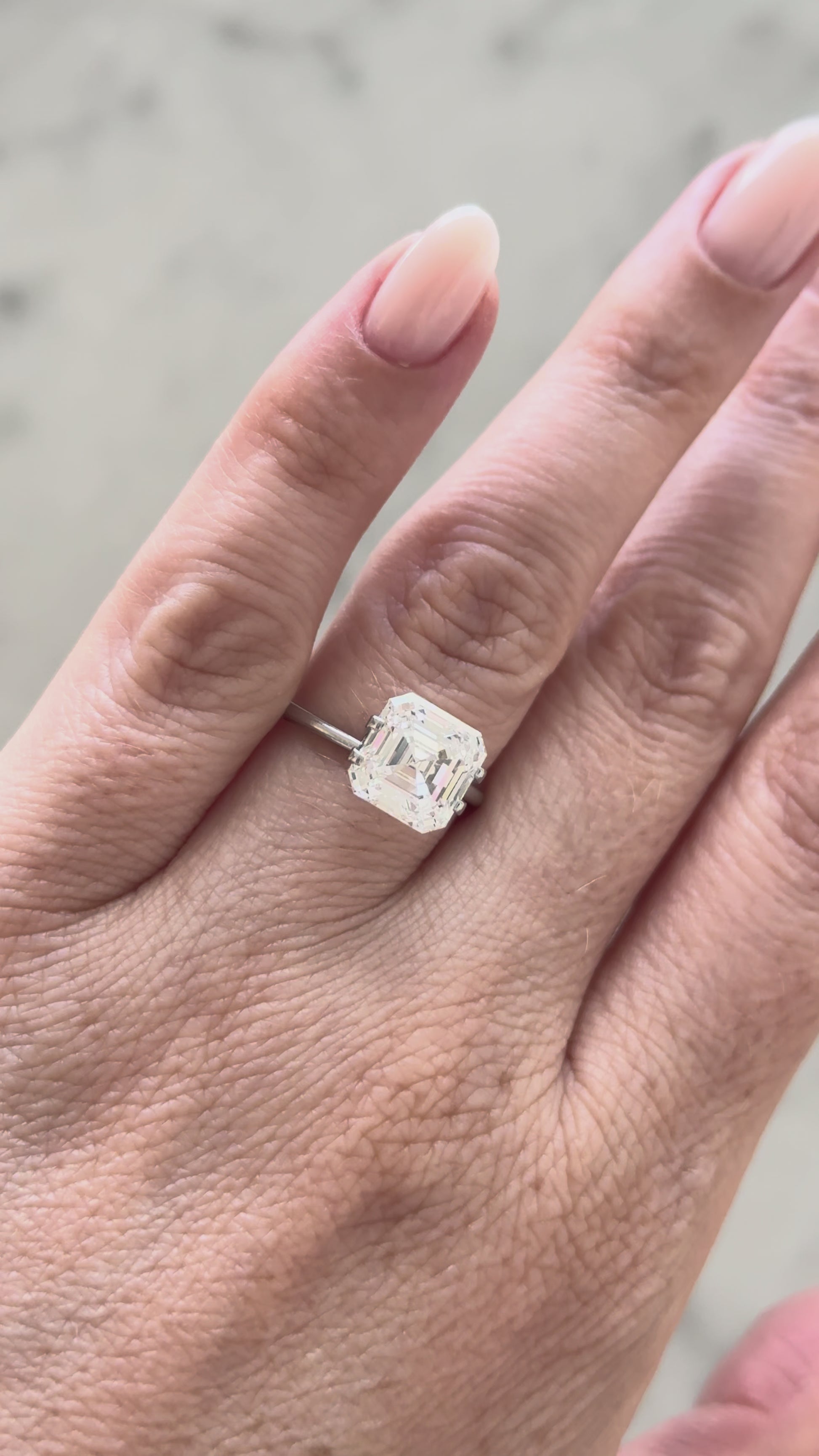 Asscher | 4.07ct F VS1  | IGI Certified LG662440102