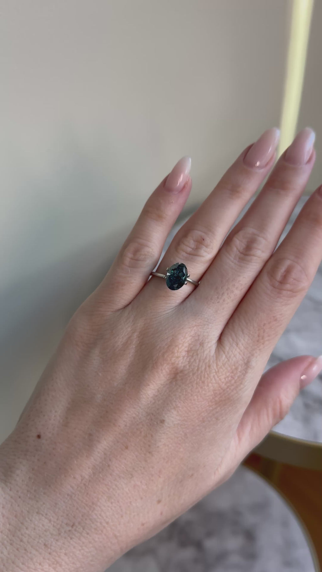 Oval | 3.15ct Fancy Vivid Blue VVS2 | 1.41 ratio | IGI Certified 681516430 | FOV315