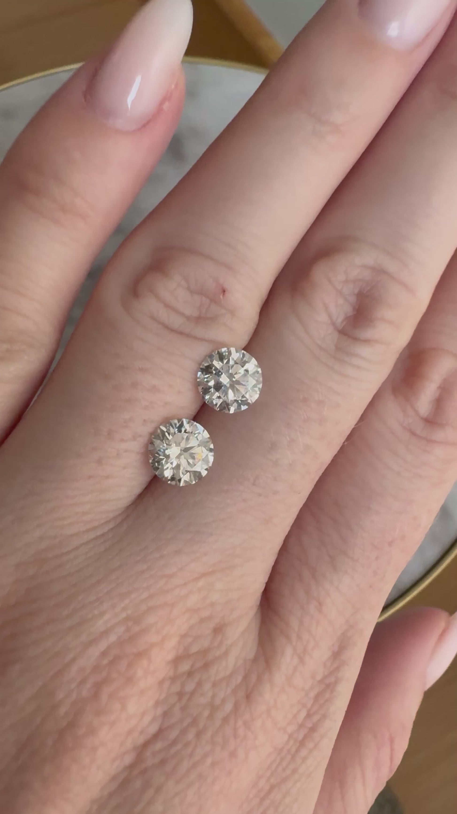 Matched Pair | Round | 2.88ctw D/E VS1 | MPRD288