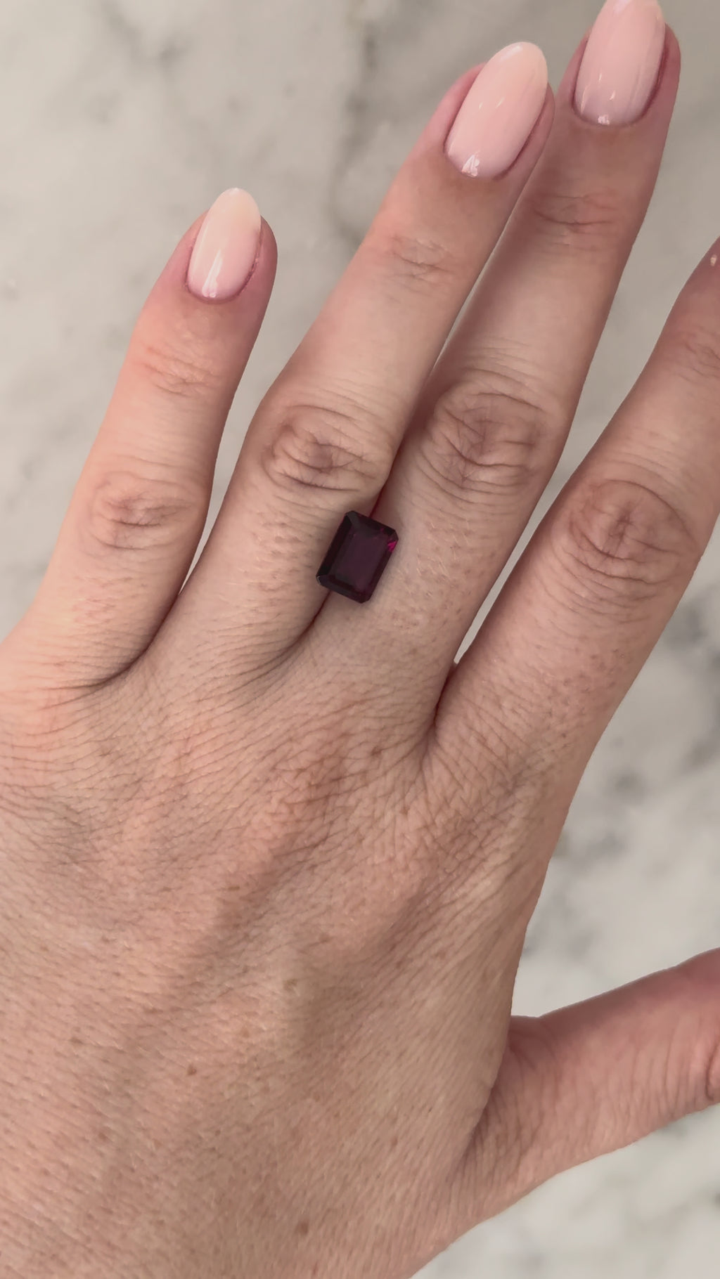 4.15ct Rhodolite Garnet | 1.25 ratio