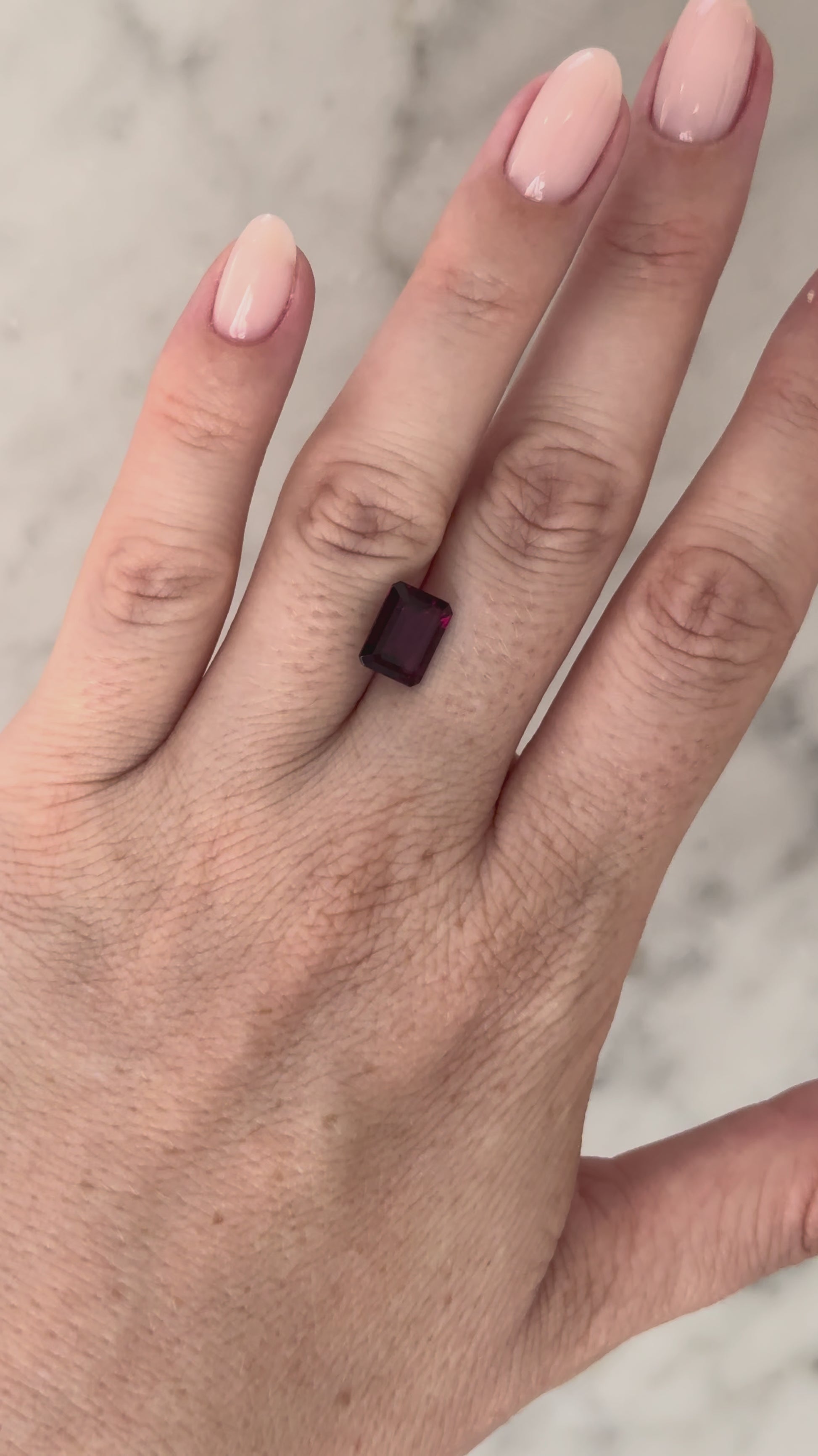 4.15ct Rhodolite Garnet | 1.25 ratio