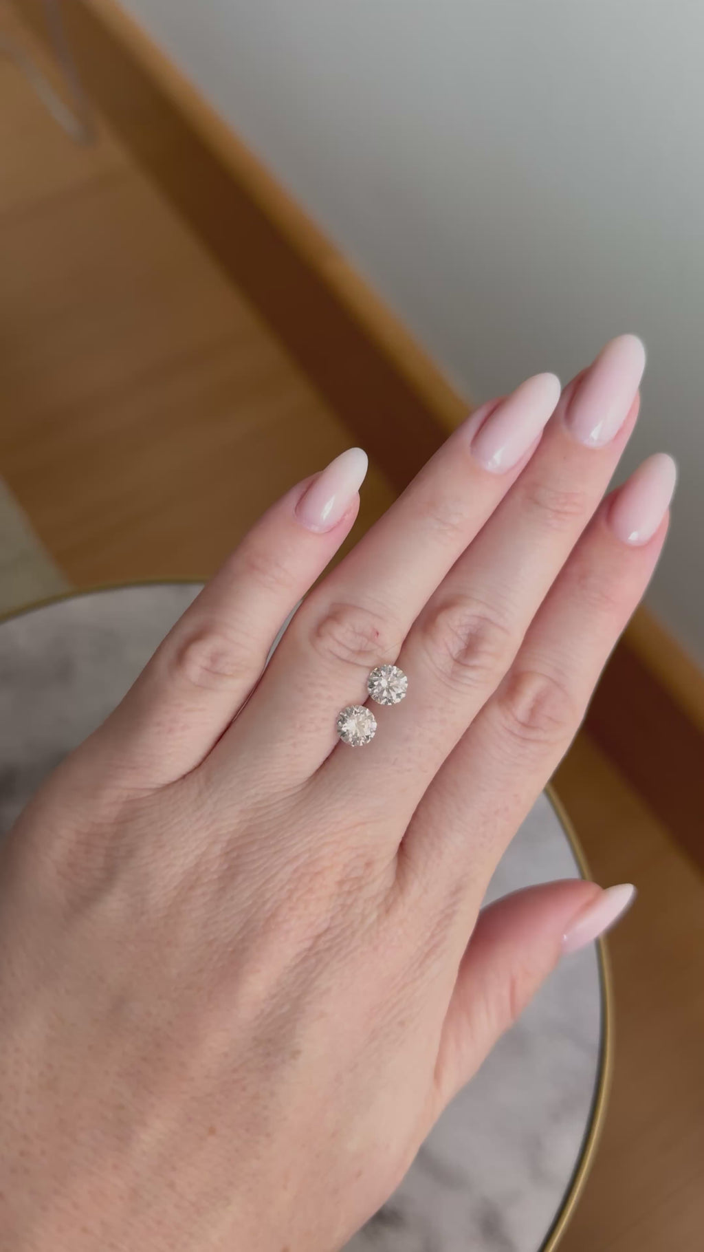 Matched Pair | Round | 2.19ctw D/E VS1 | MPRD219