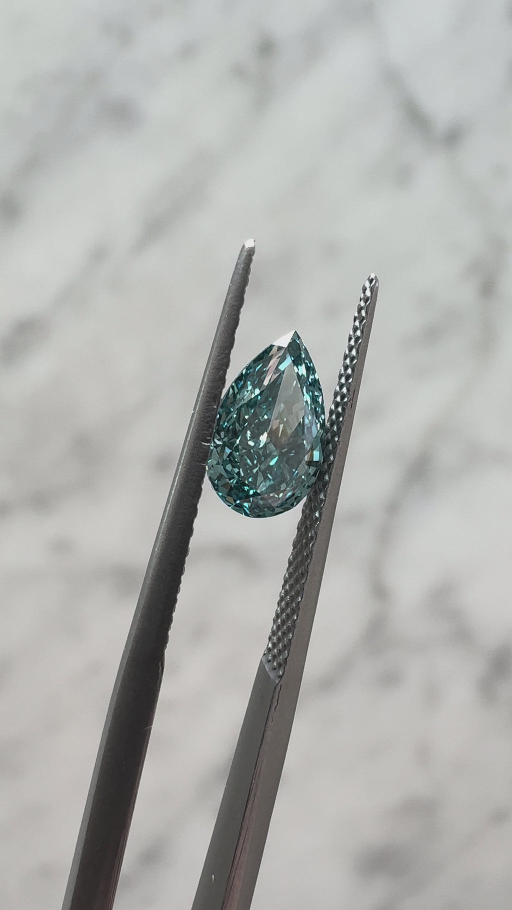 Pear | 1.14ct Fancy Vivid Blue VS1 | 1.62 ratio | IGI Certified 686505406