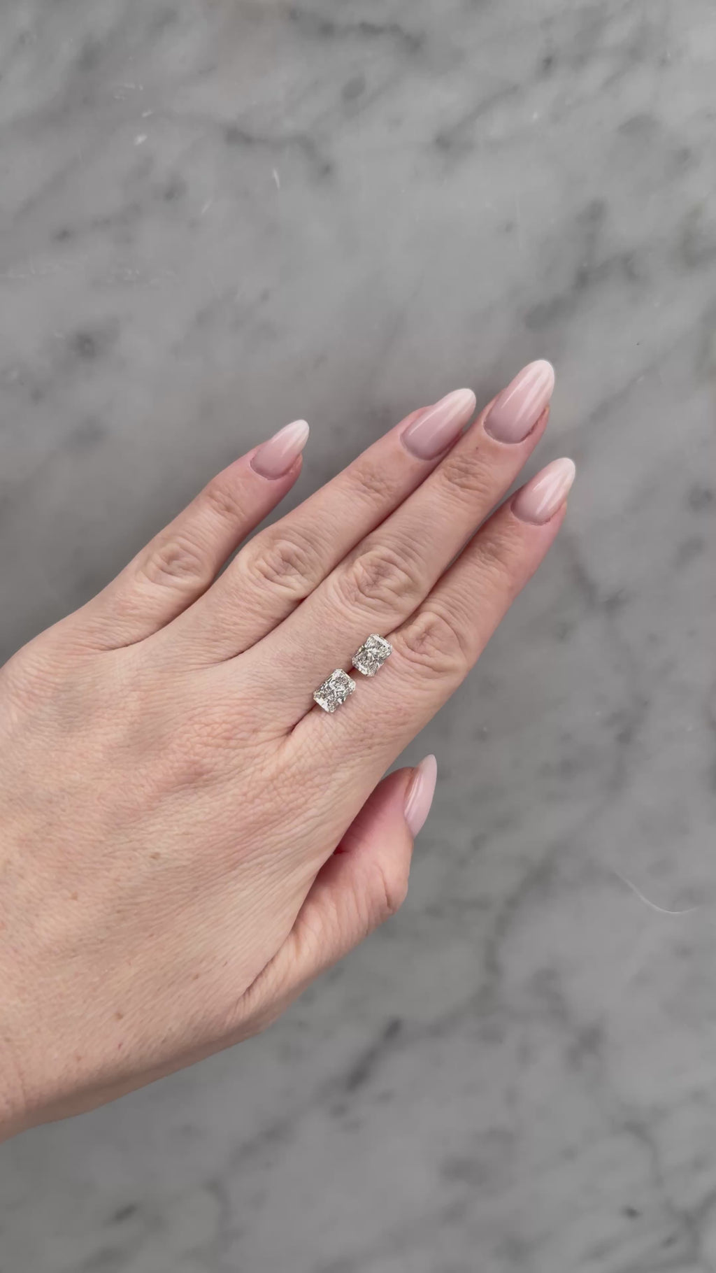 Matched Pair | Radiant | 3.16ctw E VVS2 | 1.46/1.47 ratio | MPRAD316