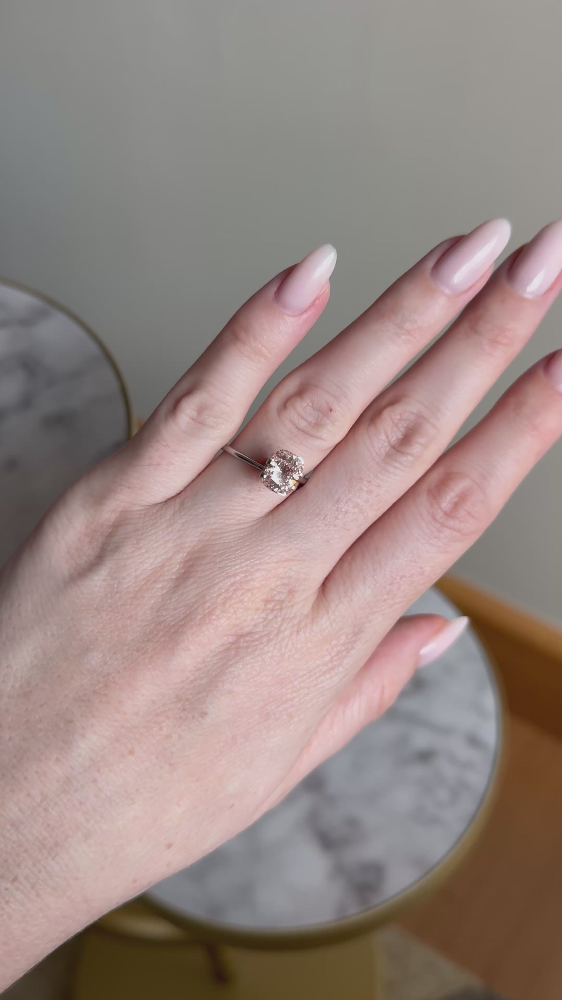 Cushion | 2.02ct Fancy Intense Pink VS1 | 1.25 ratio | IGI Certified 643431776 | FCU202