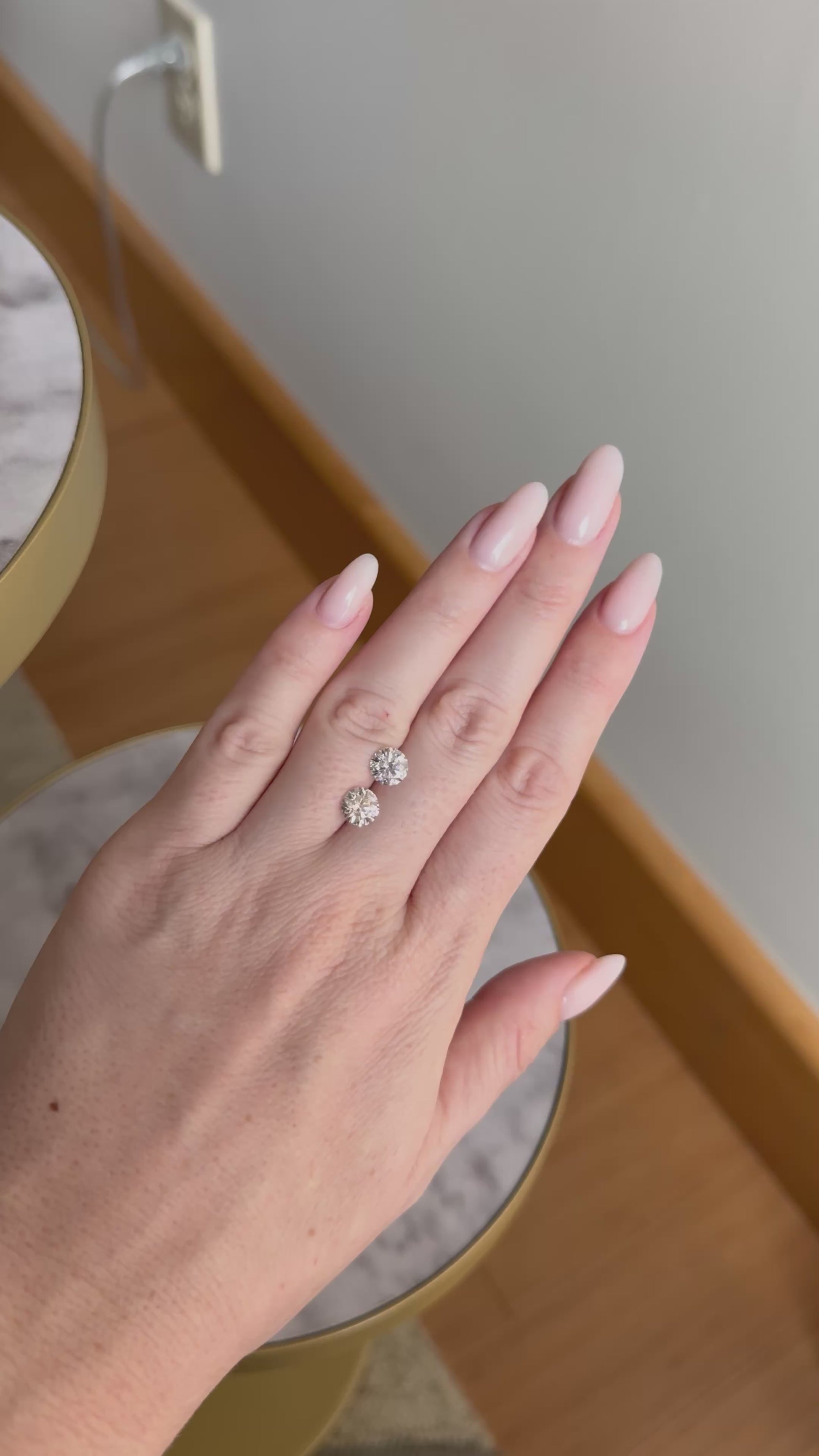 Matched Pair | Round | 2.88ctw D/E VS1 | MPRD288