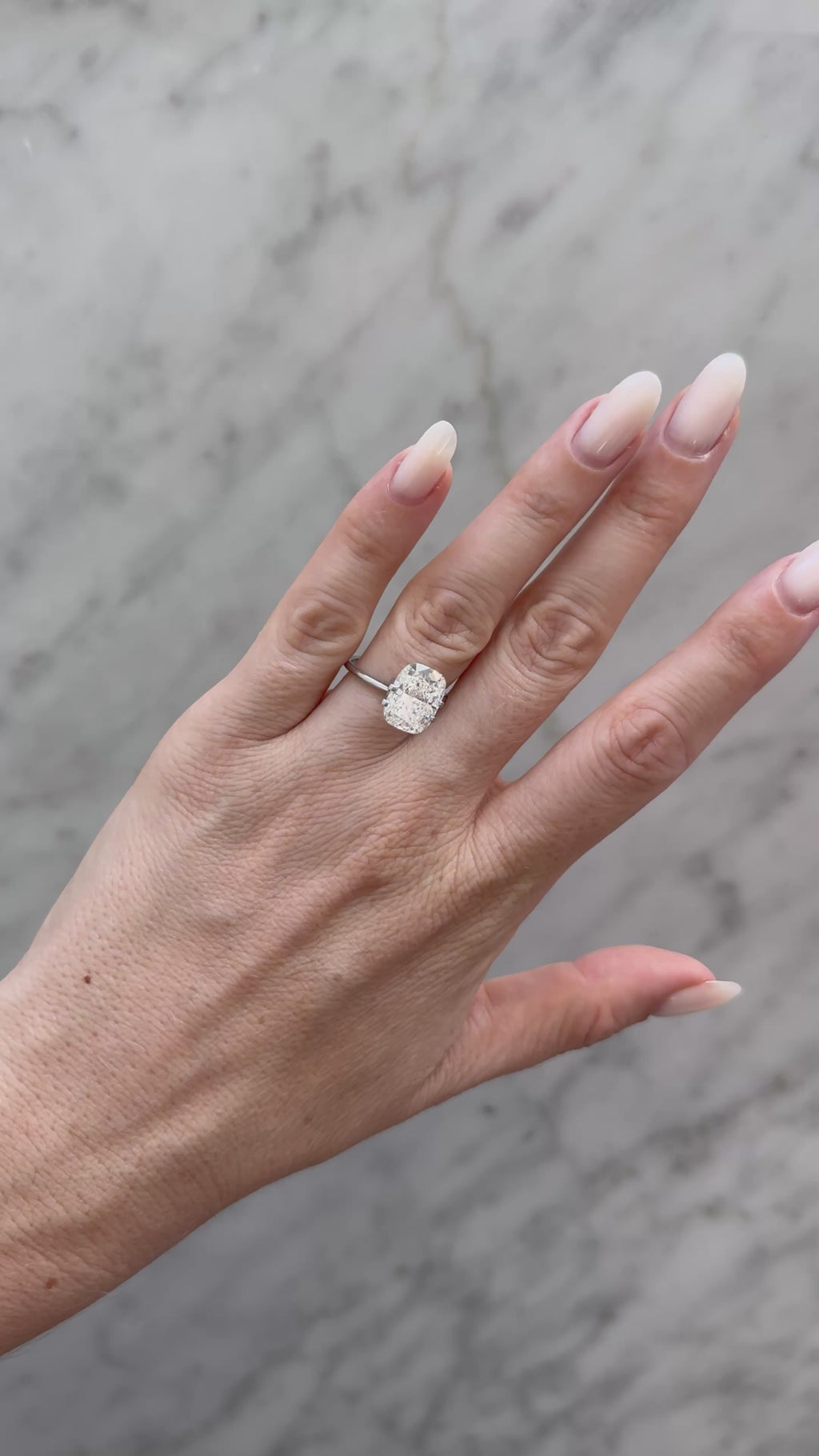 Cushion | 5.05ct F VS1 | 1.32 ratio | IGI Certified