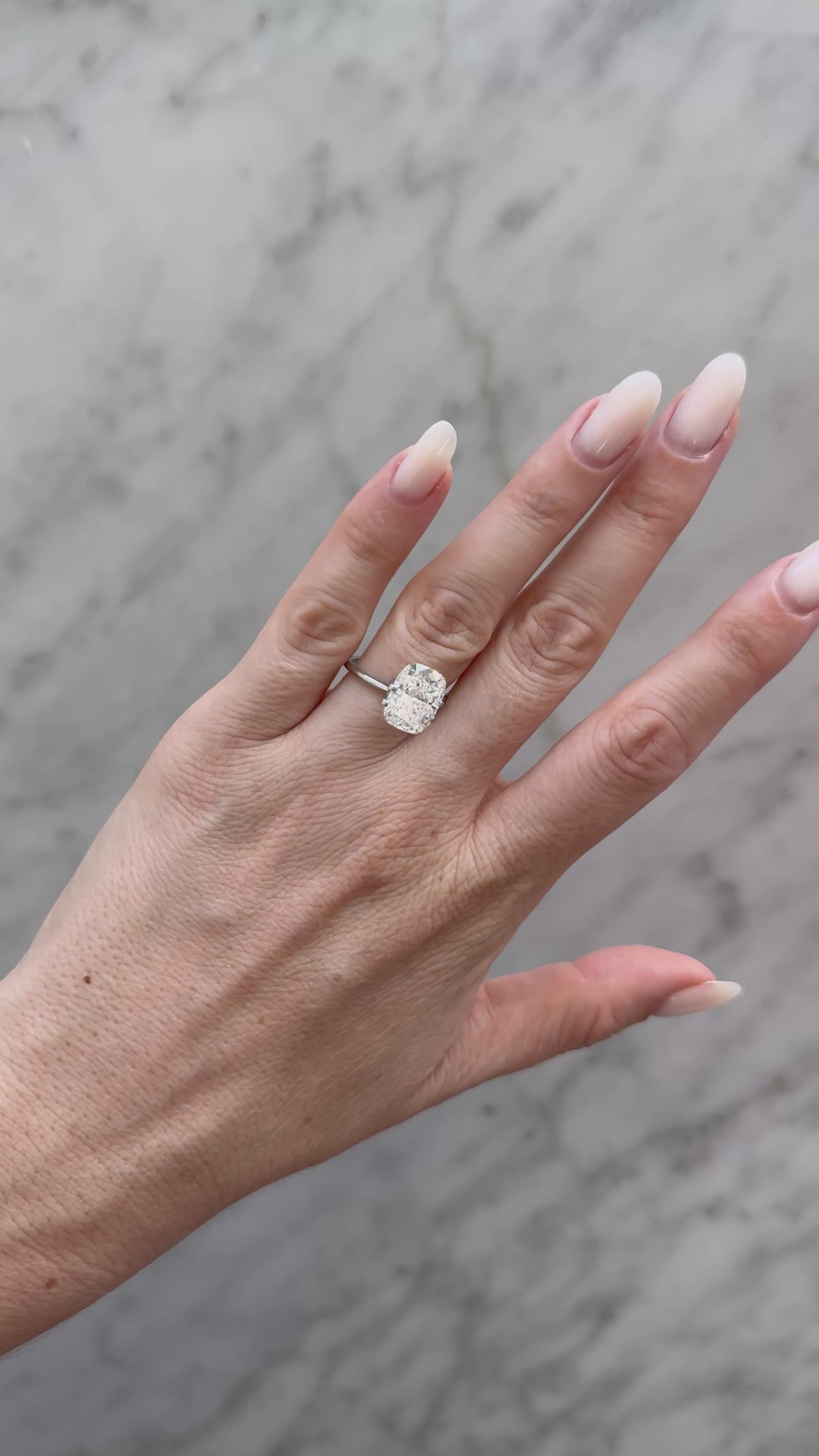 Cushion | 5.05ct F VS1 | 1.32 ratio | IGI Certified
