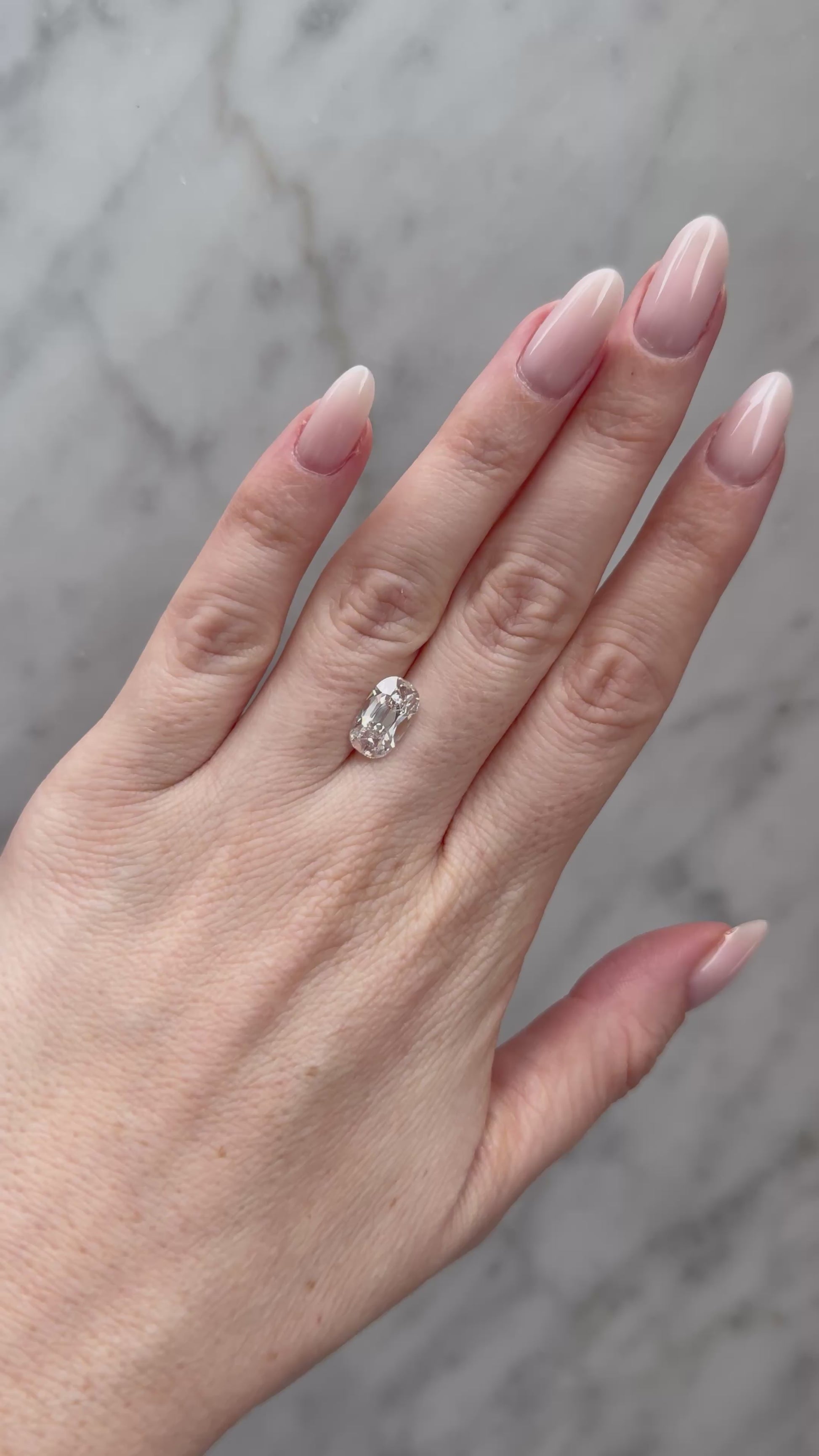 Old Mine Cushion | 3.04ct D VS2 | 1.7 ratio | LG743501858 | OM304