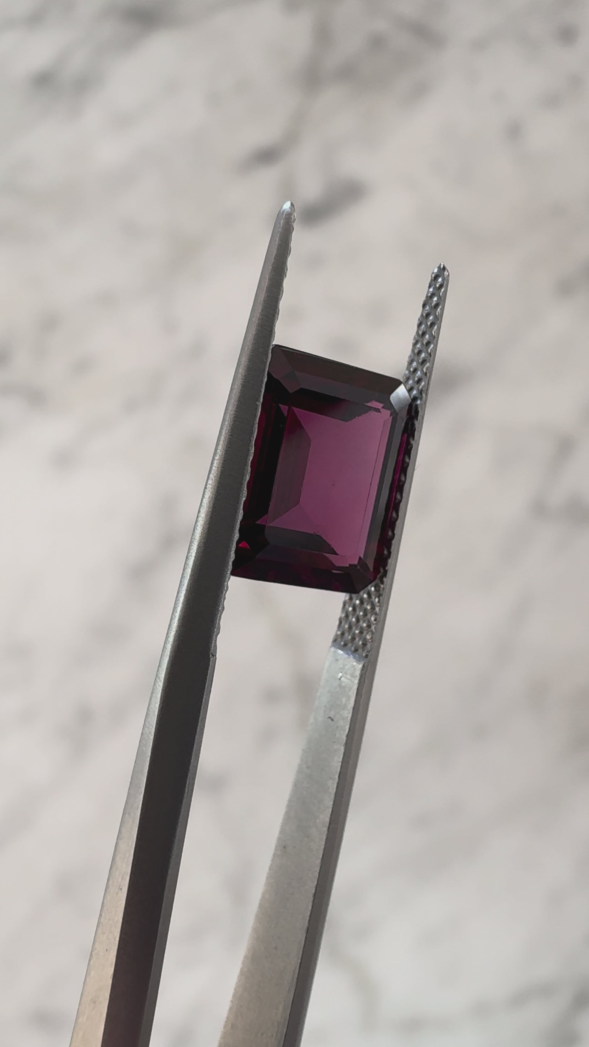4.15ct Rhodolite Garnet | 1.25 ratio