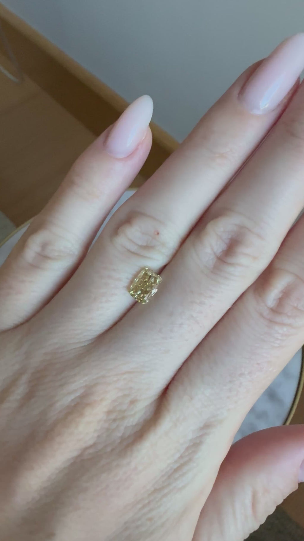 Cushion | 1.39ct Fancy Intense Yellowish Yellow VVS2 | 1.4 ratio | IGI Certified 662471742 | FCU139