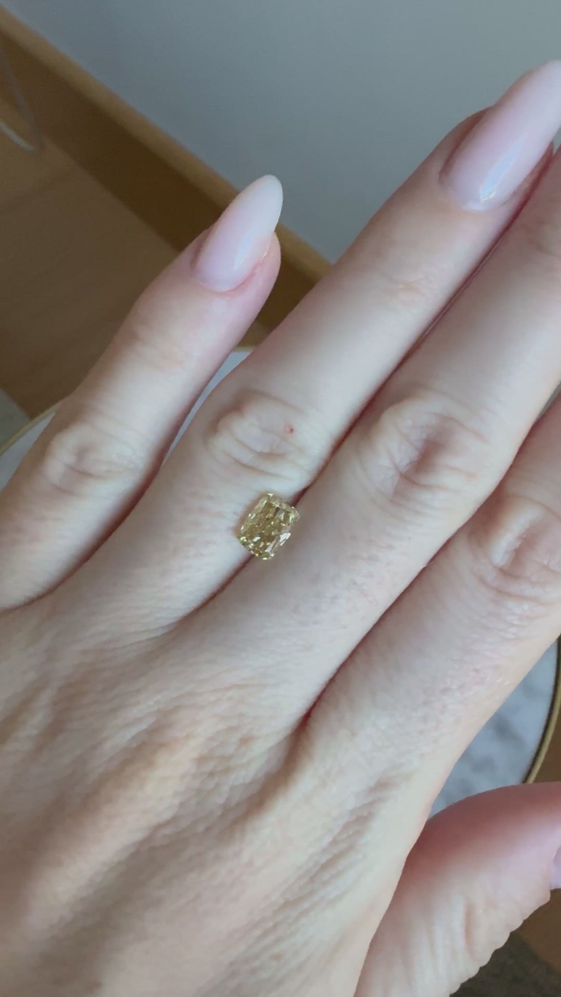 Cushion | 1.39ct Fancy Intense Yellowish Yellow VVS2 | 1.4 ratio | IGI Certified 662471742 | FCU139