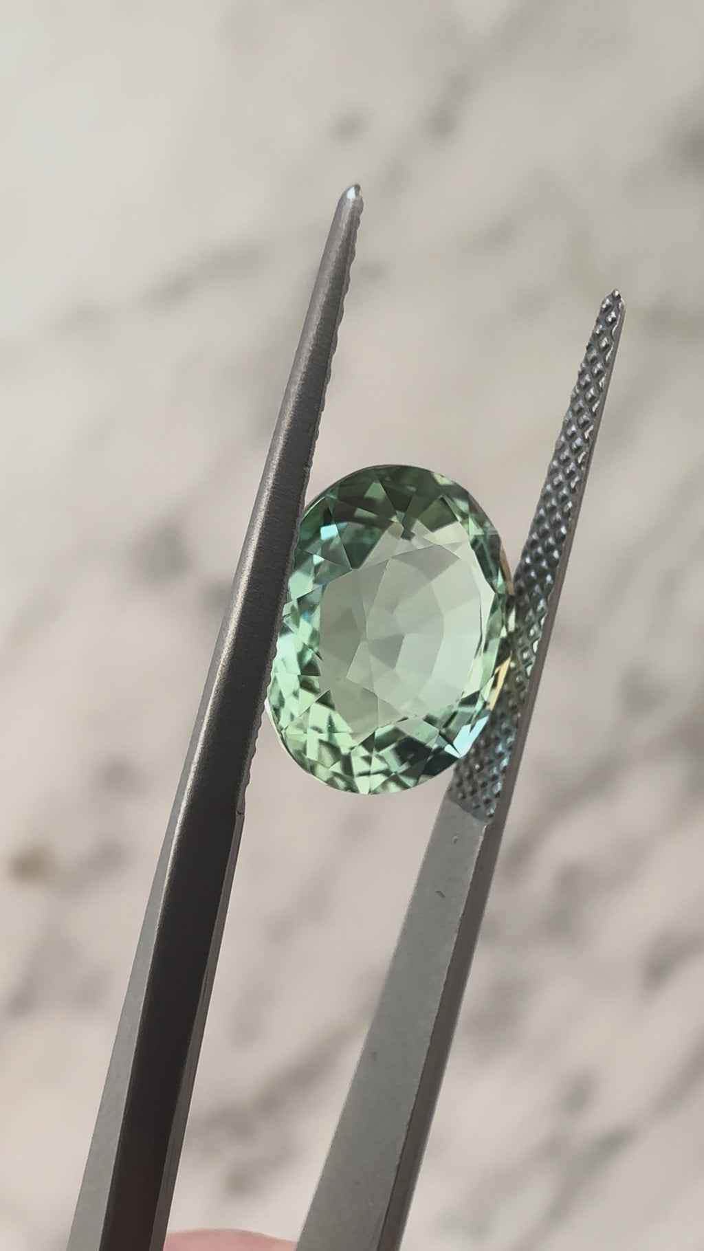 4.67ct Mint Green Tourmaline | 1.15 ratio