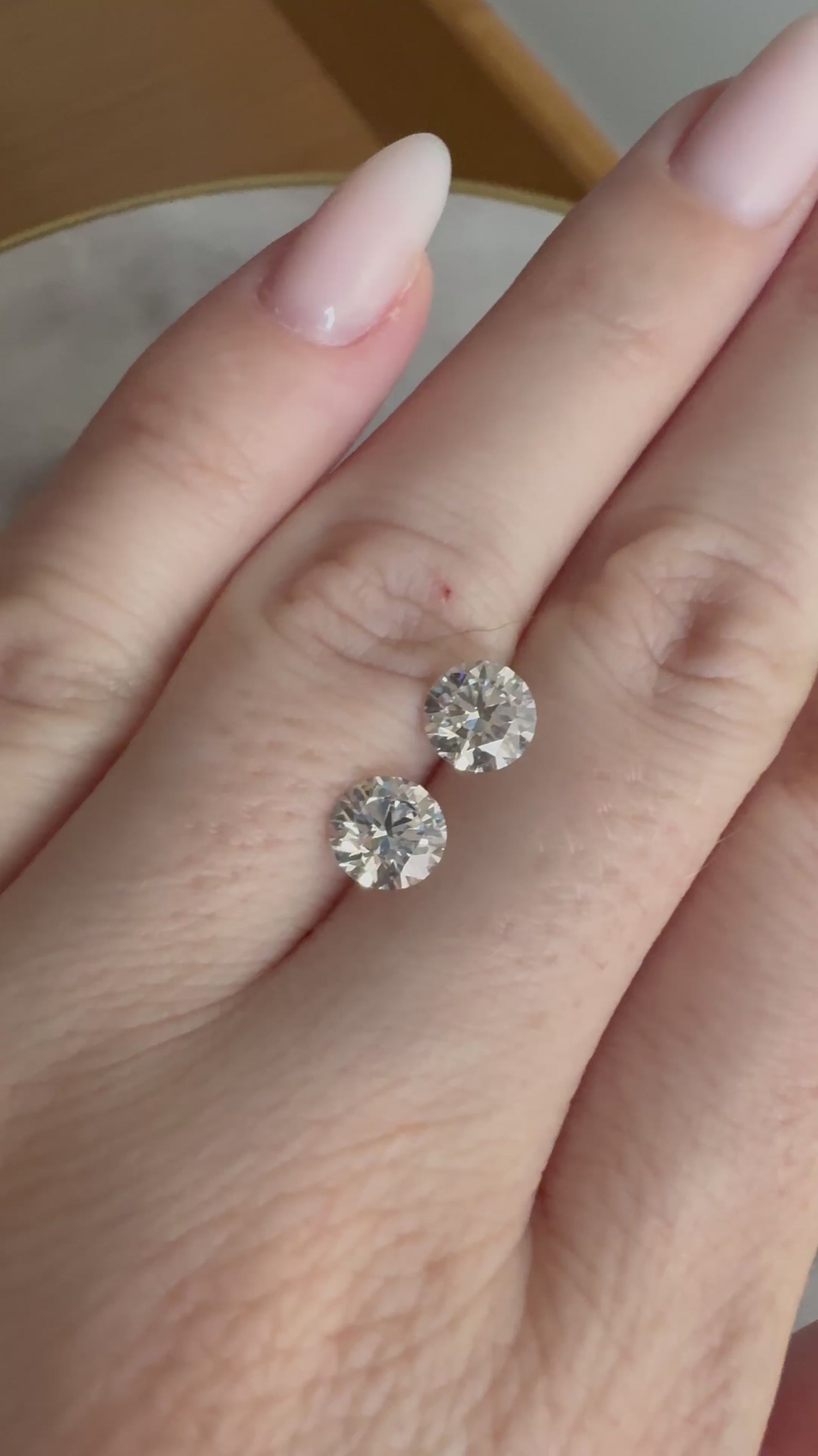 Matched Pair | Round | 2.19ctw D/E VS1 | MPRD219