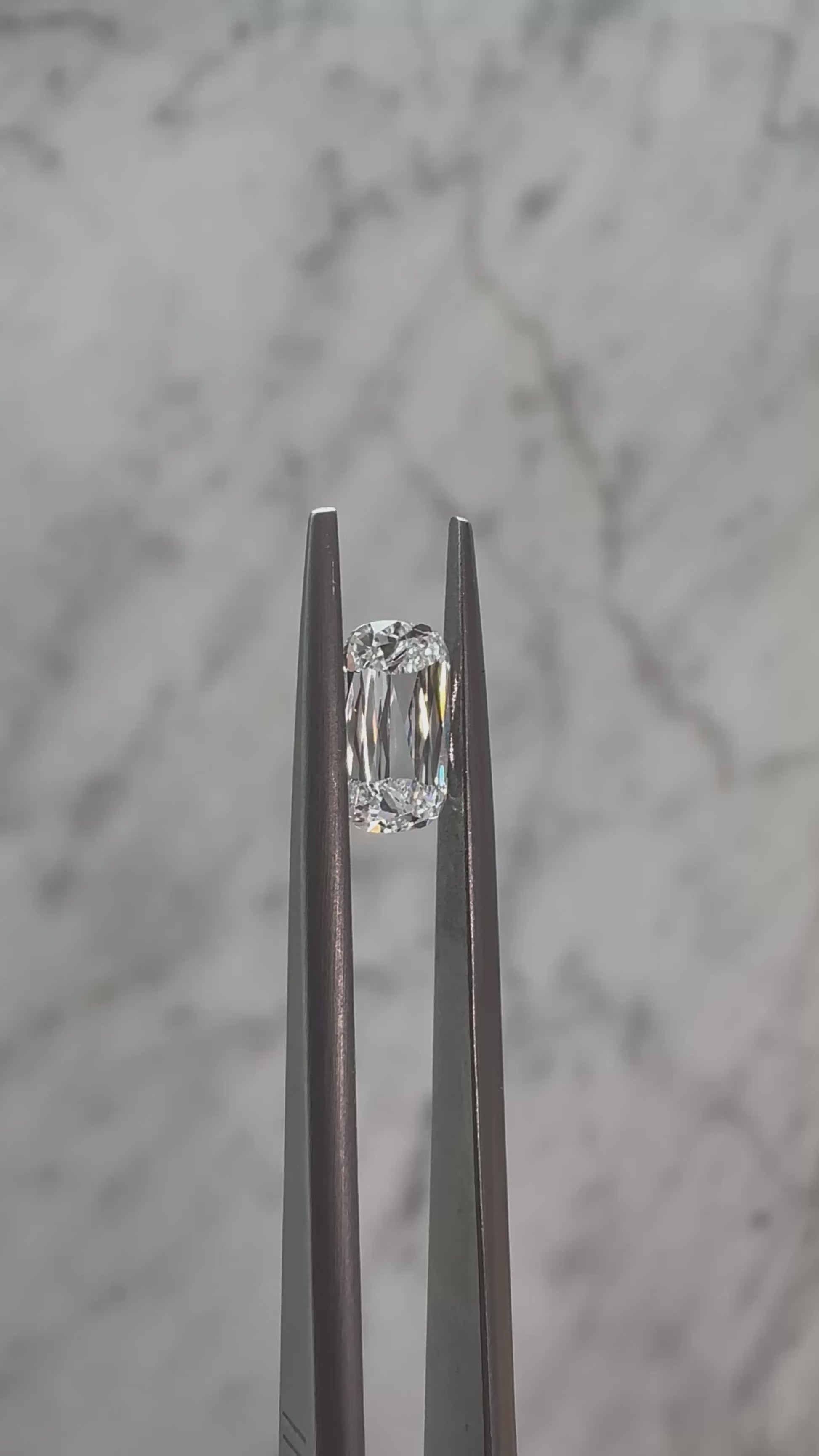 Crisscut Cushion | 1.01ct D VS2 | 1.64 ratio | IGI Certified