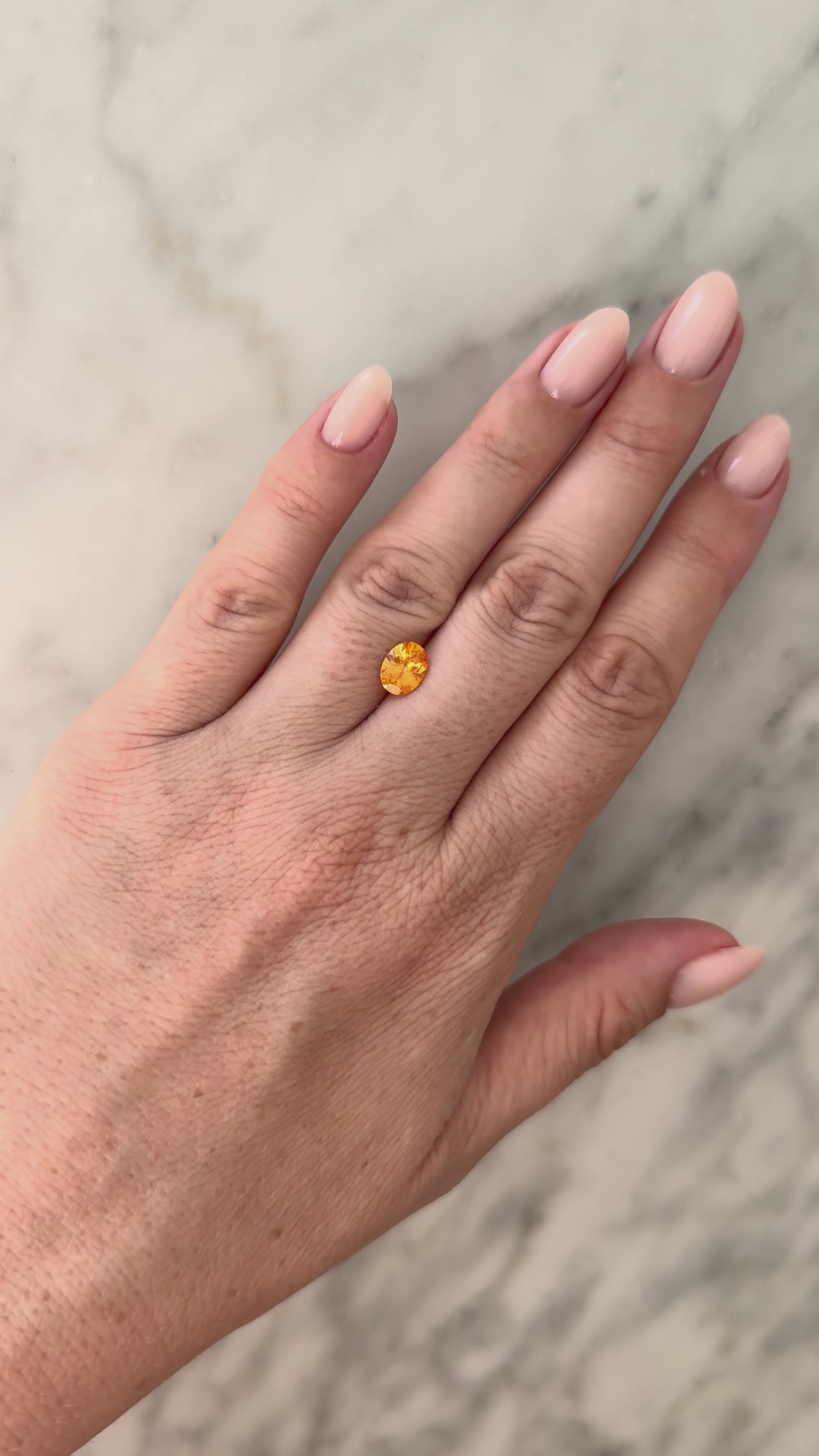 1.67ct Mandarin Garnet | 1.31 ratio