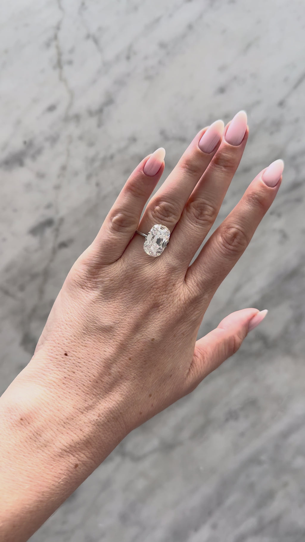 Old Mine Cushion | 9.06ct F VVS2 | 1.49 ratio | IGI Certified LG754506670