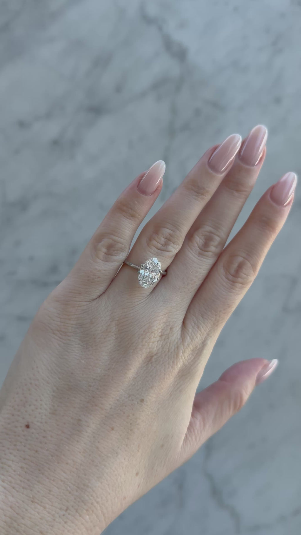 Oval | 3.08ct F VS2 | 1.56 ratio | IGI Certified LG740501110 | OV308