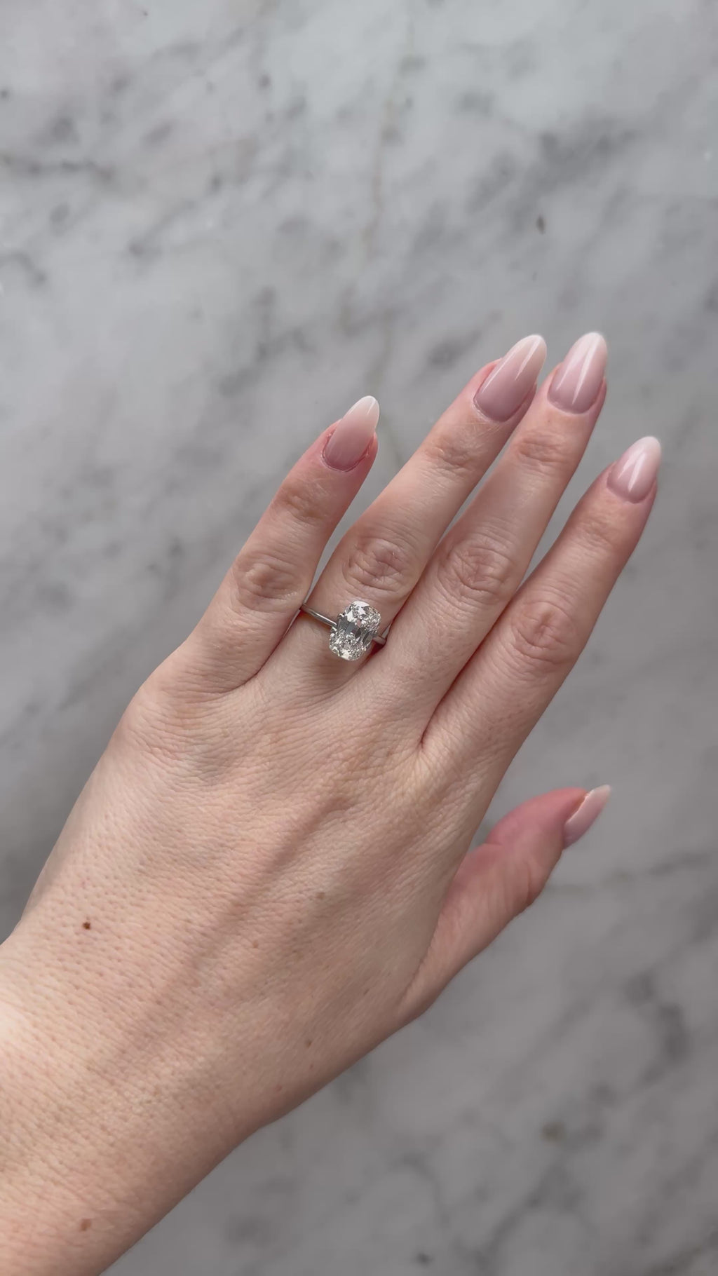 Old Mine Cushion | 3.36ct D VS1 | 1.53 ratio | LG743501901 | OM336