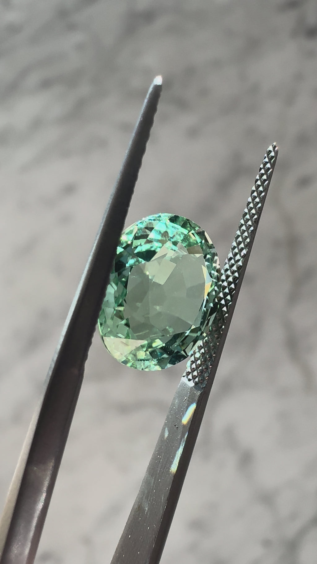 4.67ct Mint Green Tourmaline | 1.15 ratio