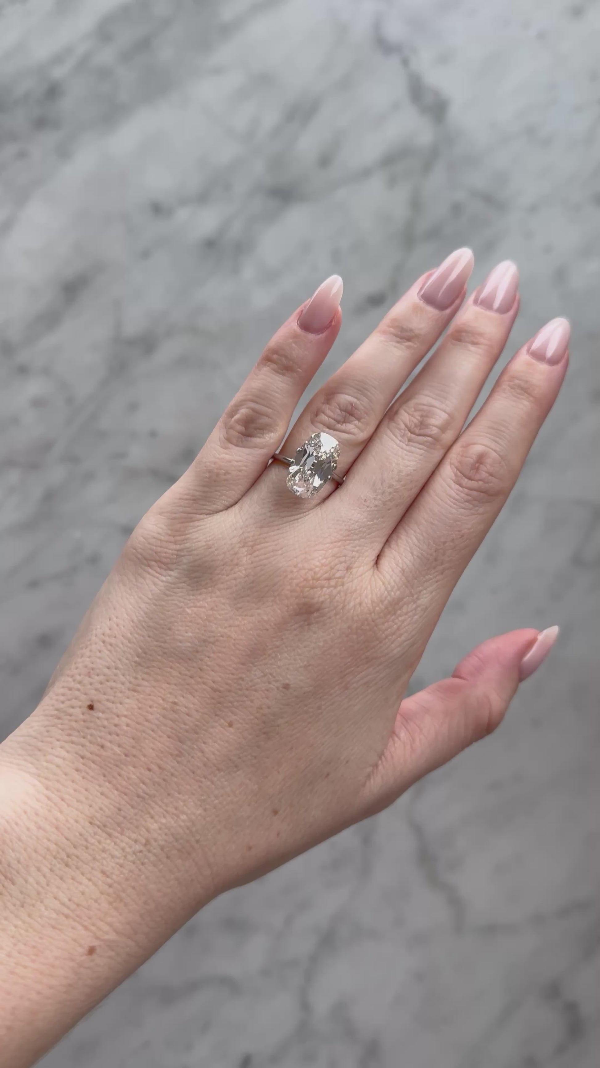 Old Mine Cushion | 6.2ct G VVS2 | 1.69 ratio | LG739566218 | OM620